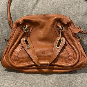 Chloe Paraty Leather Handbag Shoulder Bag Crossbody